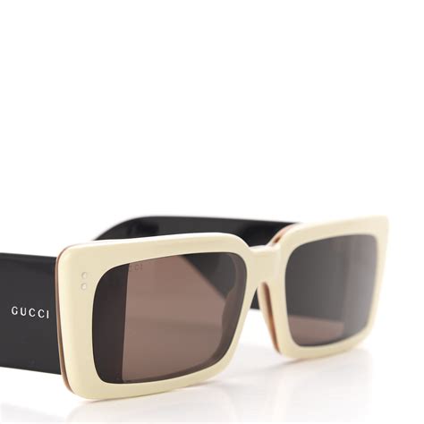 black gucci shades|gucci sunglasses black and white.